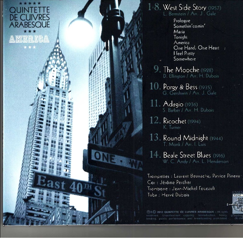 America! - Quintette Arabesque