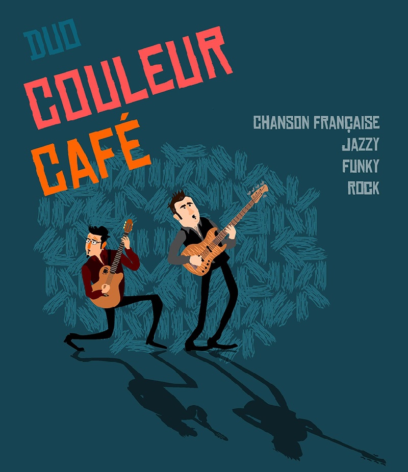 Couleur Café : Duo Chanson Variété Rock Reprise de variété française Midi-Pyrénées - Lot (46)