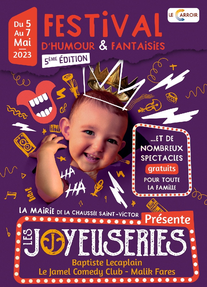 Les Joyeuseries : Festival De l'humour et de la musique Centre-Val-de-loire - Loir-et-Cher (41)