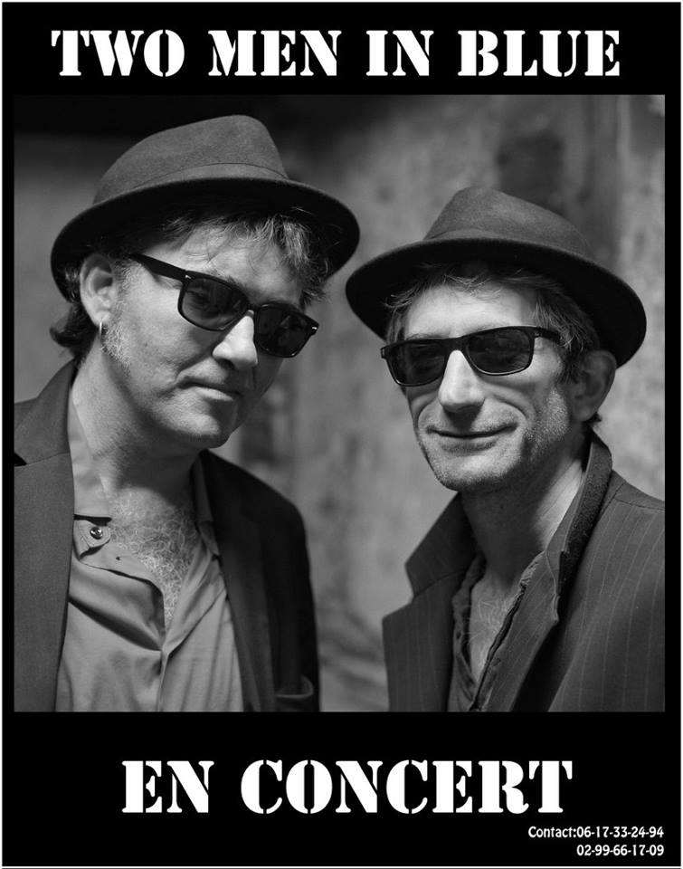 Two Men in Blue : Two men in blue and friendly band interprète' good morning  | Info-Groupe