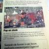 Article paru dans le Dauphiné Libéré sur le groupe LM à  l'occasion de la fête de la musique du 21 juin 2013 à  Tournon sur Rhône