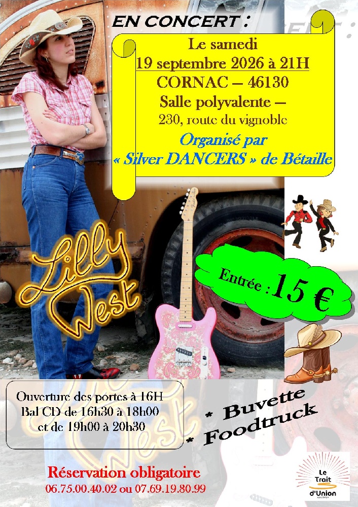 Photo concert Concert de Lilly West dans le Lot Cornac Lilly West