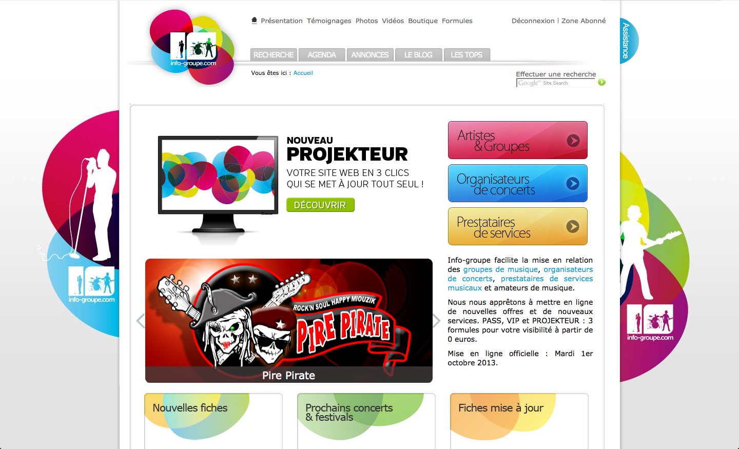 Pub sur info-groupe