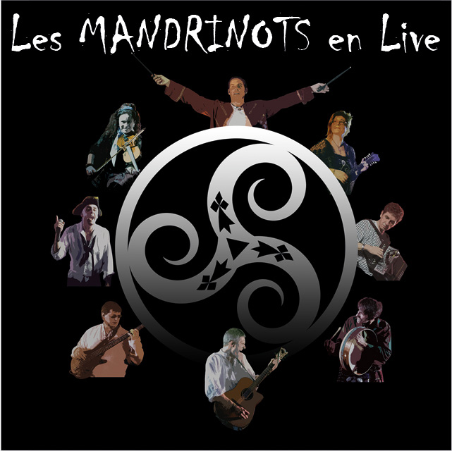 DVD Les Mandrinots en Live - Triskeelt - ex Mandrinots