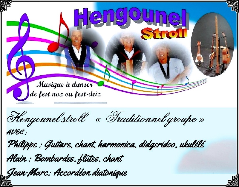 Hengounel Stroll : Collectif Folk Musique traditionnelle Celtique Bretagne - Morbihan (56)