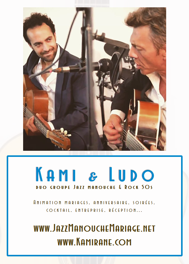 Kami & Ludo : Duo Jazz manouche Swing | Django, Elvis et Sinatra ! Ile-de-France - Seine-et-Marne (77)