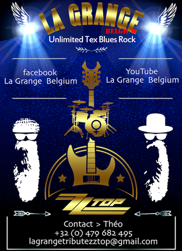 La Grange Belgium : Quartet Tribute Blues Rock Rock Texas Blues Rock Belgique