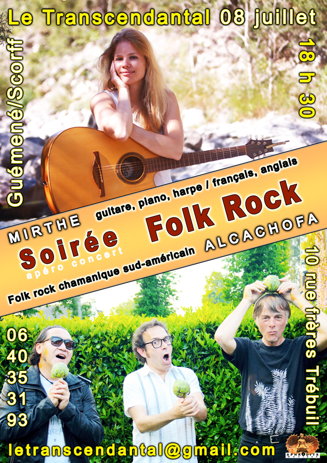 Mirthe & Alcachofa : Spectacle Musique du monde Chanson française Musique sud-américaine Fok rock & rock folk !... Bretagne - Côtes-d'Armor (22)