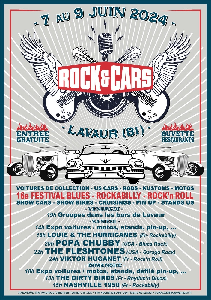 Rock & Cars : Festival Midi-Pyrénées - Tarn (81)