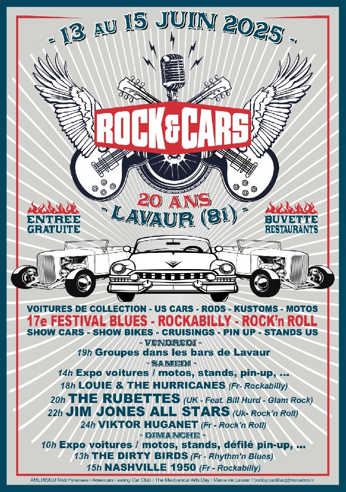 Rock & Cars : Festival Midi-Pyrénées - Tarn (81)