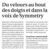 Symmetry : Article La Depeche 27 aout 2022