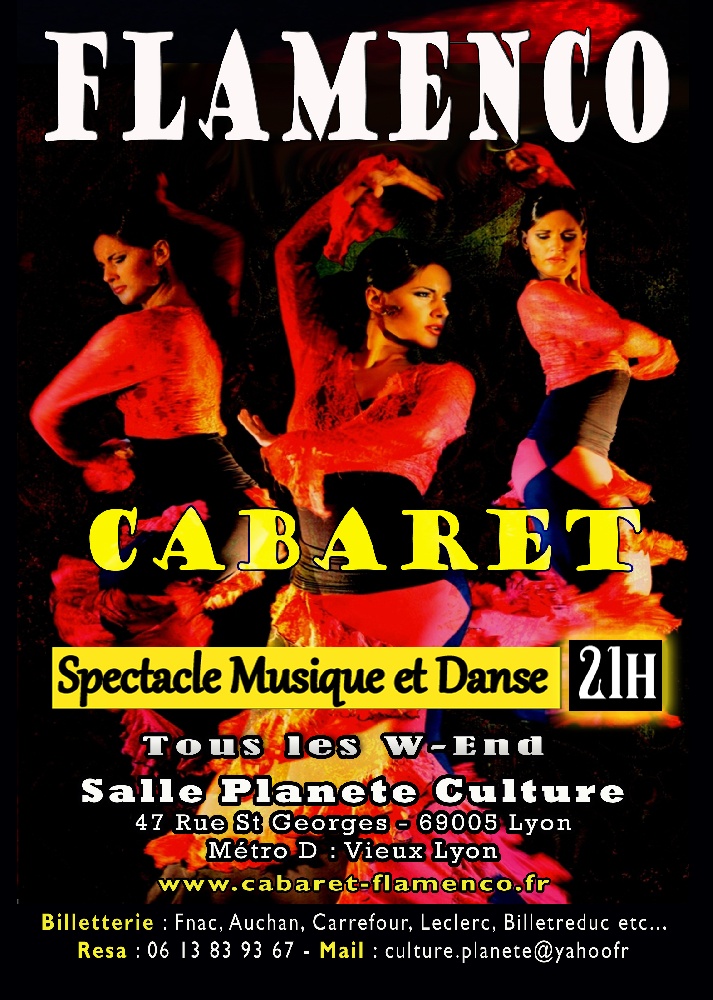 Photo concert Salle Planète Culture Lyon Al Andalus Flamenco Nuevo