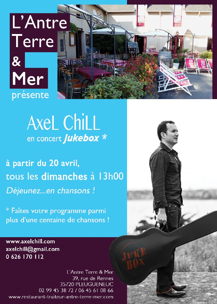 Photo concert Axel Chill en concert à l'Antre Terre et Mer Pleugueneuc Axel Chill