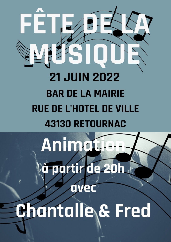 Photo concert fête de la musique 2022 Retournac Chantalle