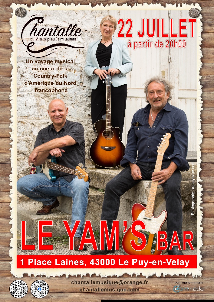 Photo concert concet country-folk Le Puy-en-Velay Chantalle