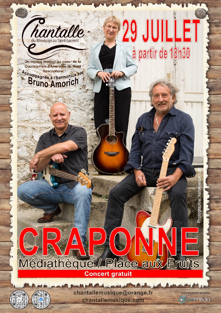 Photo concert concert country-folk Craponne-sur-Arzon Chantalle