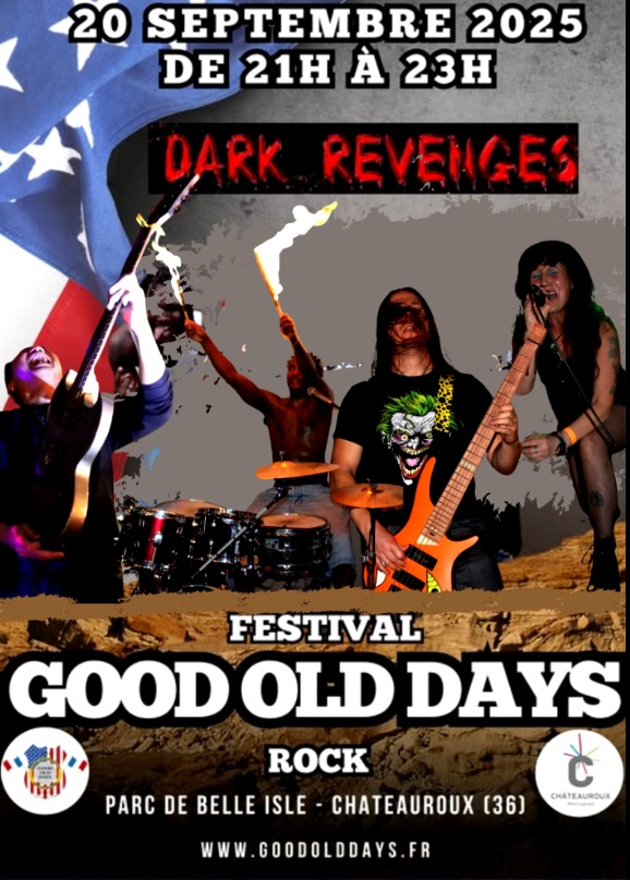 Photo concert Dark Revenges live au festival americain good old days Châteauroux Dark Revenges