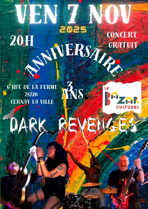 Photo concert DARK REVENGES LIVE AU BAZAR CULTUREL Cernay-la-Ville Dark Revenges