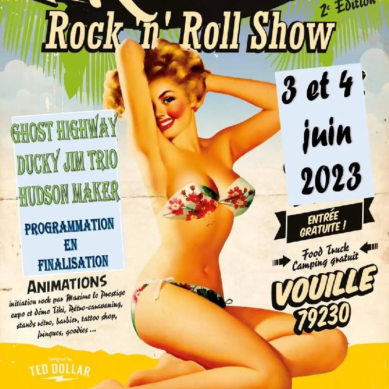 Photo concert Festival Kulture Rock'n roll show - Vouillé Vouillé Ducky Jim Trio