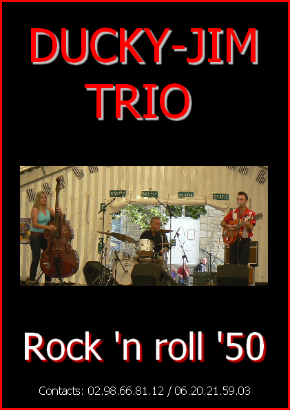Photo concert restaurant le bocal a l'aquashow Audierne Ducky Jim Trio