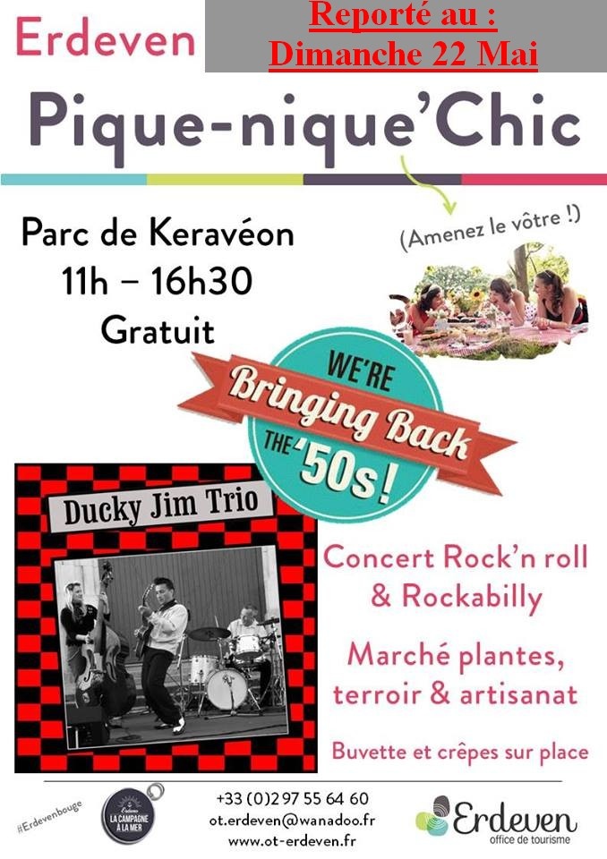 Photo concert Pic Nic Erdeven Erdeven Ducky Jim Trio
