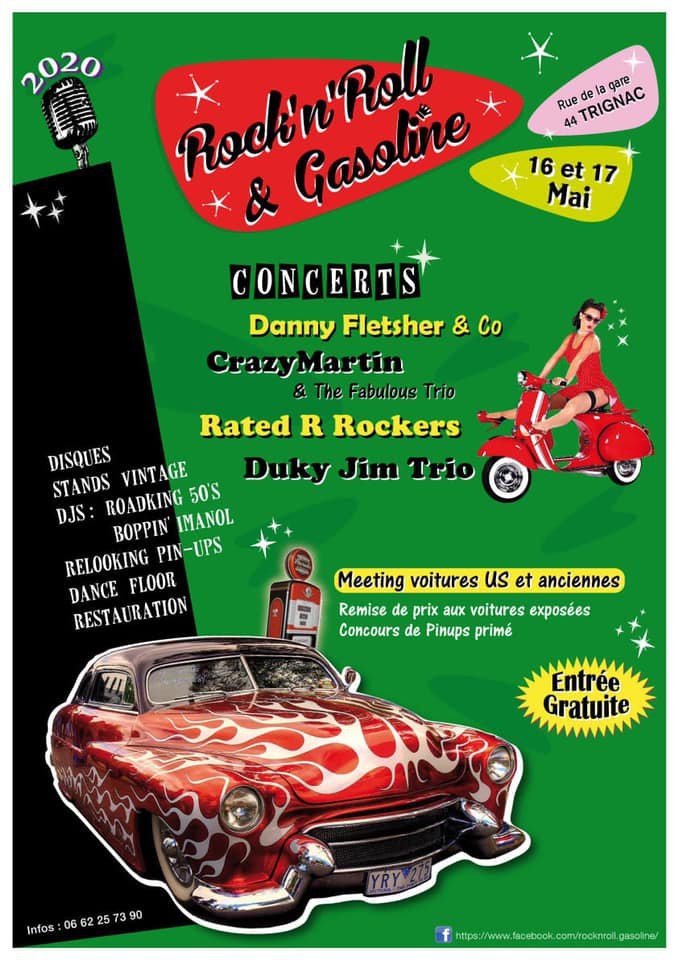 Photo concert Rock'n roll & Gasoline - Trignac(concert reporté ultèrieurement ) Trignac Ducky Jim Trio