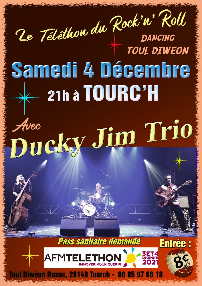 Photo concert Le Téléthon - Salle Toul Diweon Tourch Ducky Jim Trio