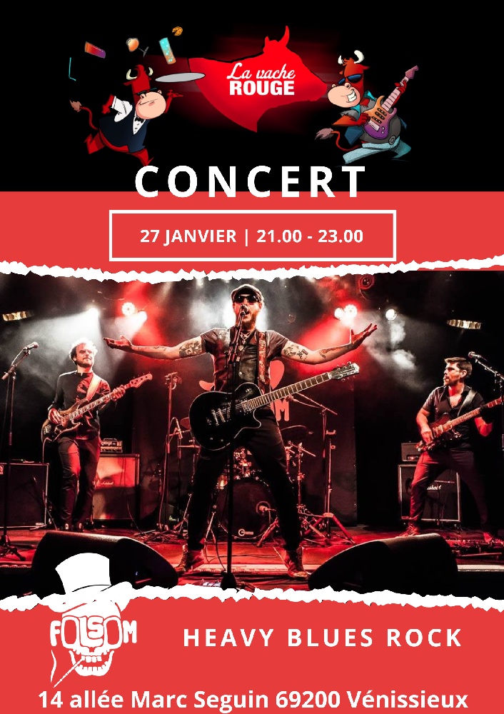 Photo concert FOLSOM LIVE à la Vache Rouge Vénissieux Folsom