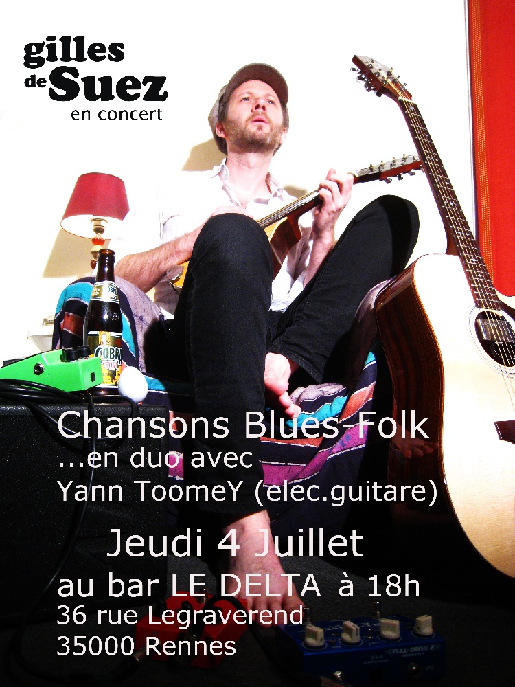 Photo concert Gil2suez Duo Afterwork@Le Delta Rennes Gilles de Suez