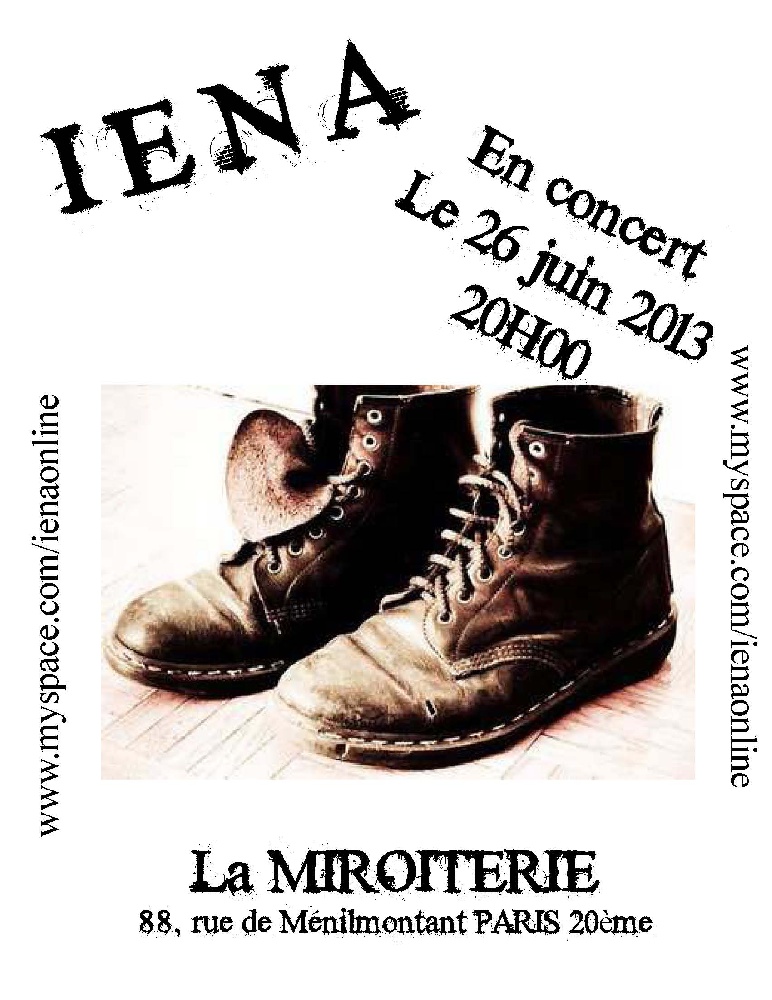 Photo concert LA MIROITERIE Paris I E N A