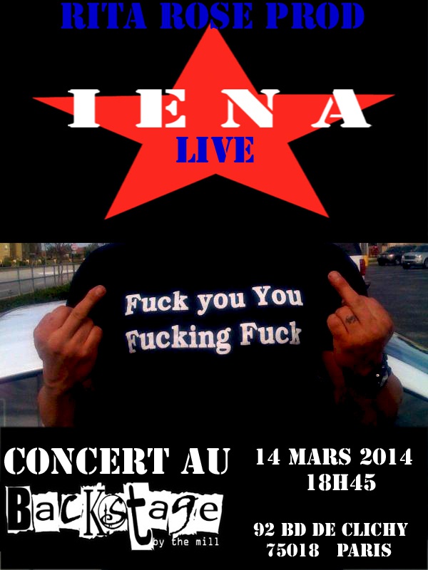 Photo concert LE BACKSTAGE Paris I E N A