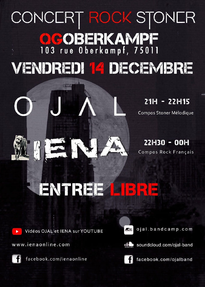 Photo concert IENA LIVE AU QG OBERKAMPF Paris I E N A