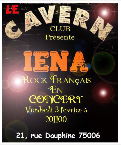 Photo concert CAVERN CLUB PARIS Paris I E N A