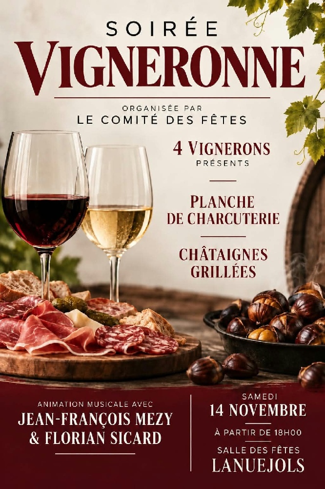 Photo concert Soirée Vigneronne Lanuéjols Jean-François Mezy & Florian