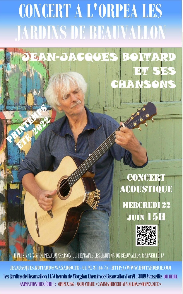 Photo concert Fête de la Musique dans les jardins de Beauvallon Marseille Jean-Jacques Boitard