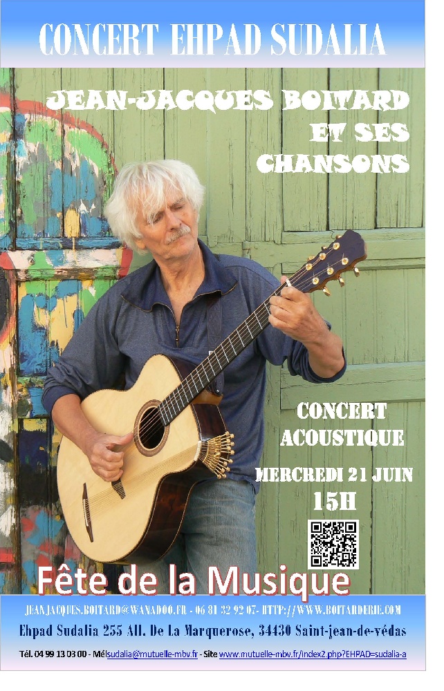 Photo concert Fête de la Musique 2023 - La bonheur en Partage Saint-Jean-de-Védas Jean-Jacques Boitard