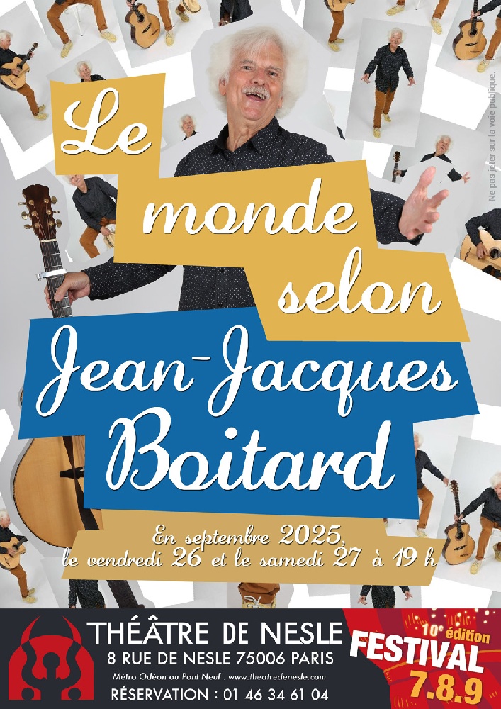 Photo concert Le monde selon Jean-Jacques Boitard au Festival 7 8 9 Paris Jean-Jacques Boitard