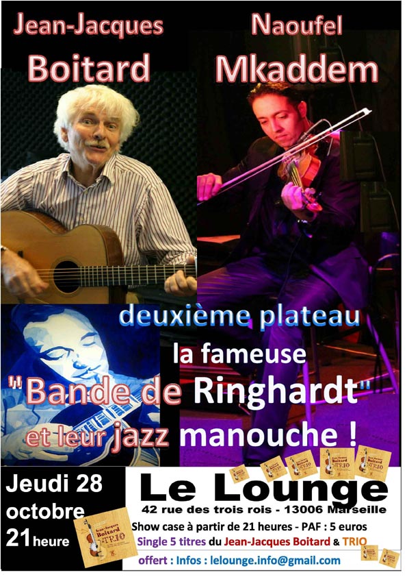 Photo concert Le LOUNGE  Marseille  Jean-Jacques Boitard
