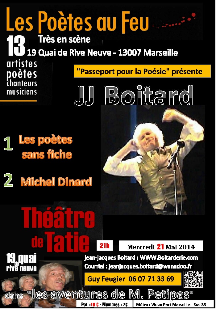 Photo concert Jean-Jacques Boitard dans les aventures de Mr Petipas Marseille Jean-Jacques Boitard