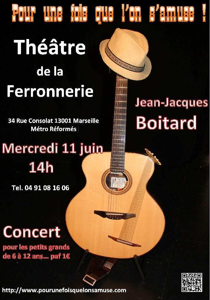 Photo concert Pour une fois que l'on s'amuse ! Marseille Jean-Jacques Boitard