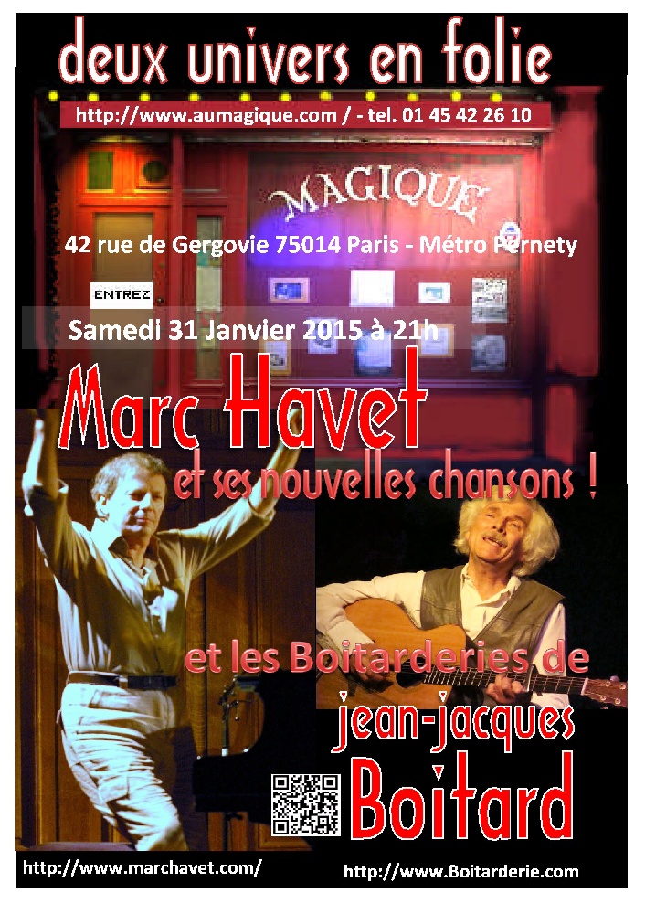 Photo concert Deux Univers En Folie Au Magique Paris Jean-Jacques Boitard