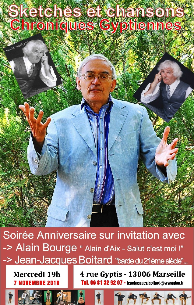Photo concert Chroniques Gyptiennes Marseille Jean-Jacques Boitard