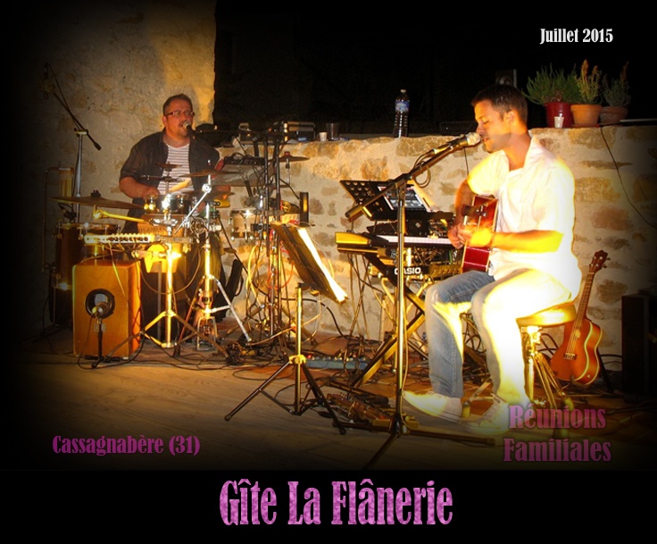 Photo concert MG- Gite La Flanerie Cassagnabère-Tournas Kameleon