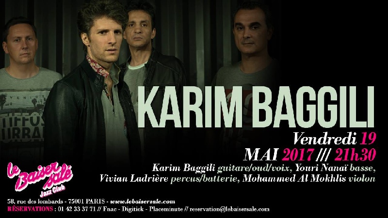 Photo concert Le Baiser Salé Paris Karim Baggili