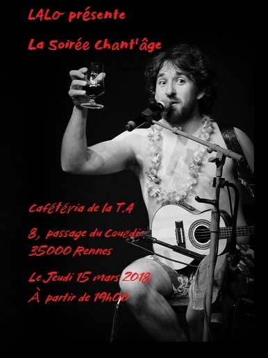 Photo concert LaLo PrÉsEnTe La SoÌrÉe ChAnT'ÂGe À lA cAfÈt De La ToUr D'AuVeRgNe À rEnNeS Rennes Lalo