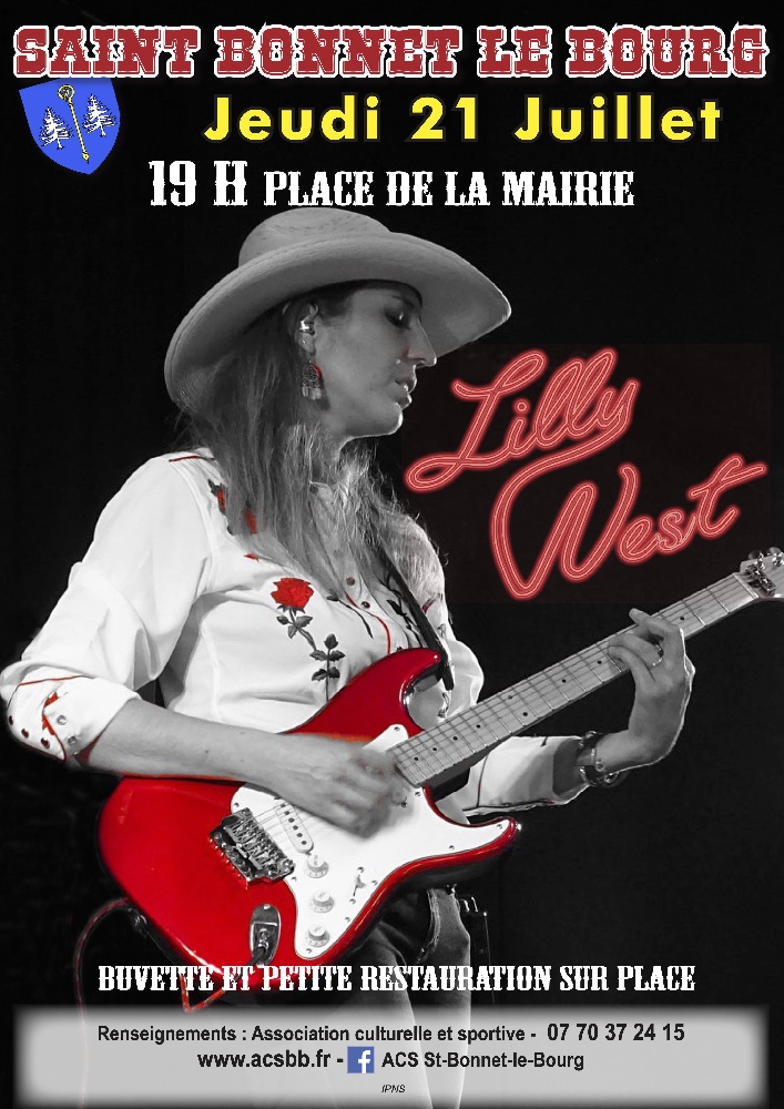 Photo concert Concert de Lilly West dans le Puy-de-Dôme Saint-Bonnet-le-Bourg Lilly West