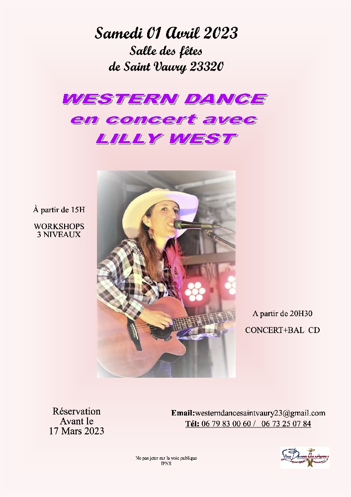 Photo concert Stage et Concert de Lilly West dans la Creuse Saint-Vaury Lilly West