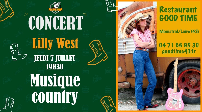Photo concert Concert de Lilly West au GOOD TIME 43 Monistrol-sur-Loire Lilly West