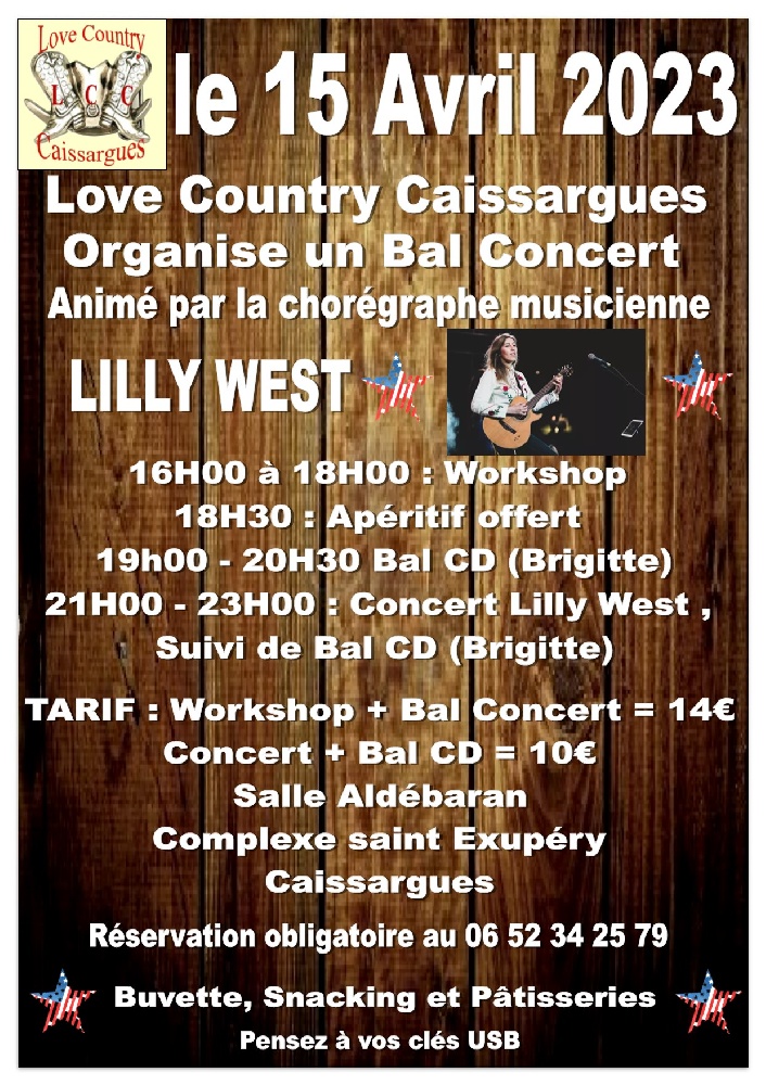 Photo concert Workshop & Concert de Lilly West dans le Gard Caissargues Lilly West