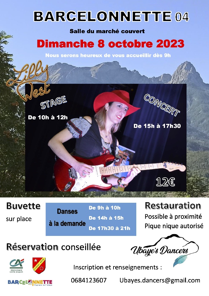 Photo concert Wrokshop & Concert de Lilly West dans les Alpes de Haute-Provence Barcelonnette Lilly West